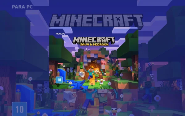 Cartão Pré-pago Minecraft Java & Bedrock para PC