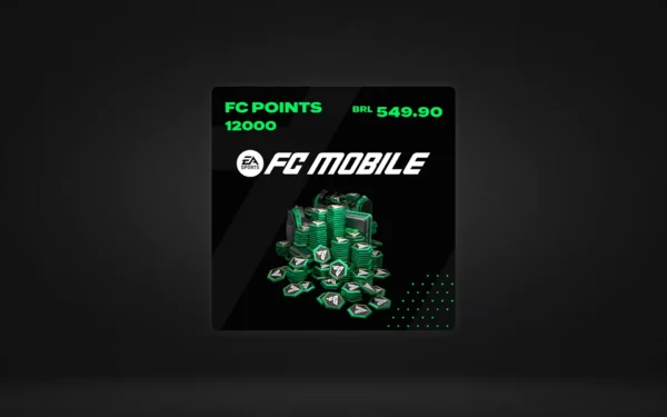 Cartão Pré-pago EA Sports FC Mobile Points 12000 (Brasil)