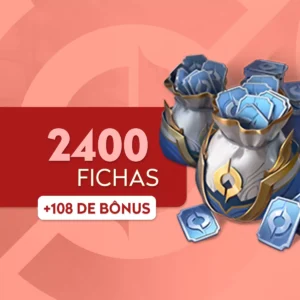 Cartão pré-pago 2400 Tokens + 108 de Bônus - Honor of Kings