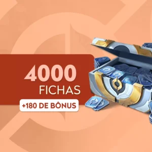 Cartão pré-pago 4000 Tokens + 180 de Bônus - Honor of Kings