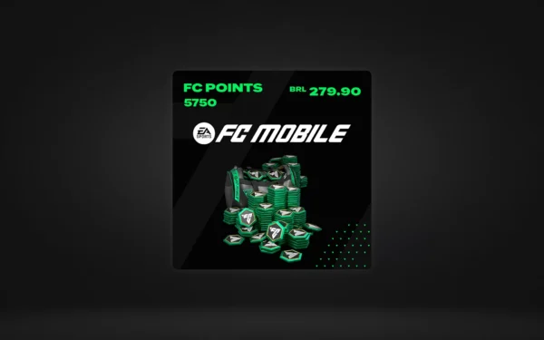 Cartão Pré-pago EA Sports FC Mobile Points 5750 (Brasil)
