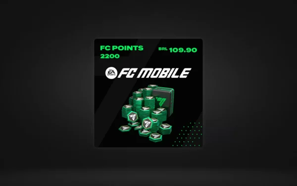 Cartão Pré-pago EA Sports FC Mobile Points 2200 (Brasil)