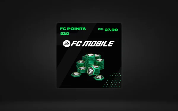 Cartão Pré-pago EA Sports FC Mobile Points 520 (Brasil)